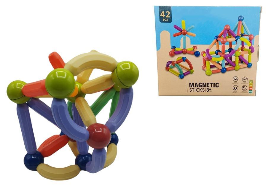 BLOQUES MAGNETICOS STICKS (42 PIEZAS)