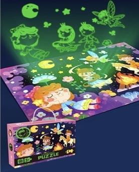 ROMPECABEZAS LUMINOSO PRINCESAS (96 PIEZAS)